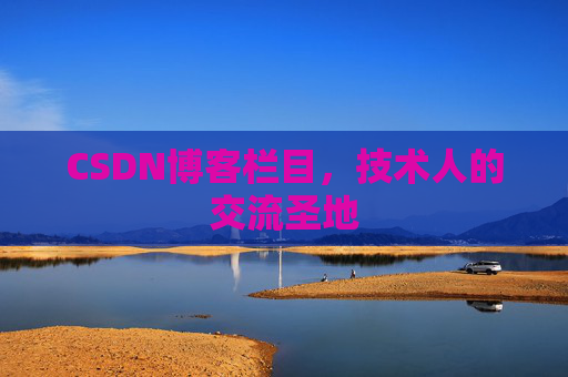 CSDN博客栏目，技术人的交流圣地
